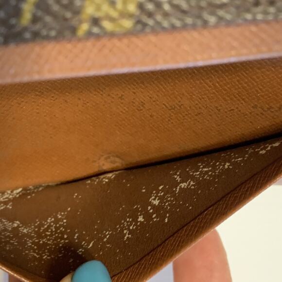 Vintage 90s Louis Vuitton Monogram Porte Monnaie Billets Tresor Wallet w/ Box - Picture 11 of 16